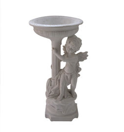 Porcellana Bagno con la fontana, bagno dell'uccello della colonna di Roma di angelo dell'uccello della fontana fornitore