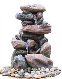 Porcellana La mano contemporanea ha fuso la grande fontana della roccia per i pati/acquari fornitore