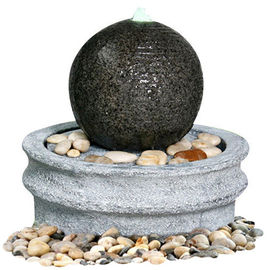 Porcellana Fontane all'aperto della sfera della palla di marmo all'aperto/fontana dell'interno del giardino della sfera fornitore