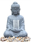 Porcellana Ciano fontana di seduta di pietra di Buddha per fontane domestiche/asiatiche fabbrica
