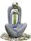 Piccola figura astratta fontana nuda della decorazione della colata delle fontane domestiche della pietra delle coppie fornitore