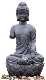 Porcellana Il grande zen ha ispirato le caratteristiche dell'acqua della fontana di Buddha dell'asiatico per il giardino fornitore