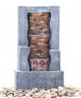 Porcellana Fontana all&#039;aperto della fila di pietra di punto 3, fontane esteriori nel colore del granito fabbrica