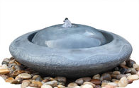 Porcellana Fontana fiammeggiata naturale della sfera del granito, fontane all&#039;aperto della sfera per i cortili fabbrica