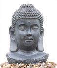 Porcellana Caratteristica decorativa dell&#039;acqua del giardino di Buddha della resina della fontana/vetroresina della statua di Buddha fabbrica